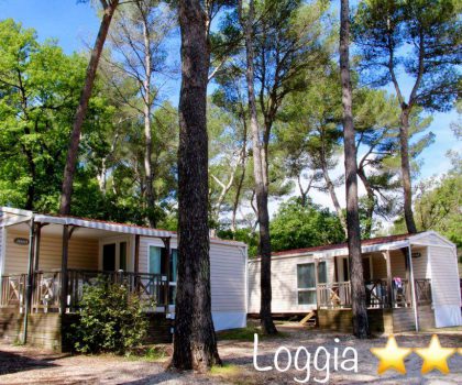 Mobilhome de camping en Provence